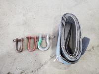80,000 lb Tow Strap, and (3) Clevis 