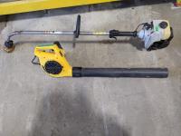 Ryobi Gas Powered Trimmer and Electric Blower