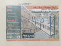 TMG Industrial WH39 39 Linear Ft Metal Storage Shelves