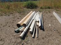 Various Sizes and Lengths of of PVC Pipe