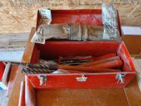 Toolbox with Rotary Hammer Bits and Wrenches