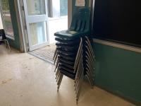 (10) Stackable Chairs