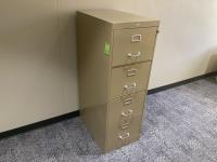 4 Drawer Filing Cabinet with Dividers