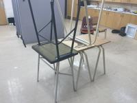 (5) Student Desks & (5) Miscellaneous Chairs
