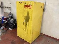 Flammable Liquid Storage Cabinet with Contents