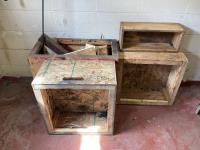 Wooden Boxes with Scrap Wood Pieces
