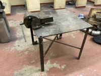 Steel Work Bench with Vice