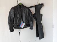 40 Leather Jacket & Medium Chaps