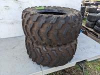 (2) Bridgestone Dirt Hooks At25x10-12 Quad Tires