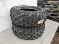 (2) Dunlop KT951B AT25X8-12 Quad Tires