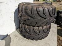 (2) Dunlop KT415 AT25X10-12 Quad Tires