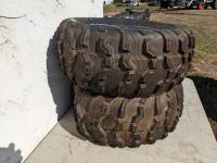 (2) Dunlop KT15 AT25X10R12 Quad Tires