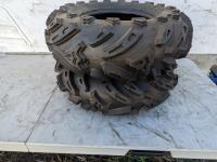 (2) STI Mud Trax AT25X8-12 Quad Tires 