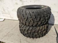(2) Dunlop KT185 AT25X10-12 Quad Tires