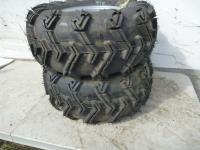 (2) IPT Blackwater AT26X12-12 Quad Tires with Rims