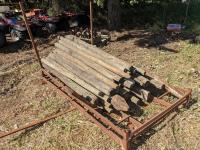 (40±) 2 to 4 Inch Fence Posts
