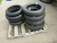 (8) 17 Inch Motorcycle Tires