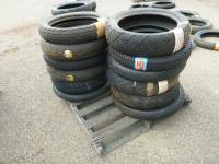 (10) 18 Inch & (2) 21 Inch Motorcycle Tires