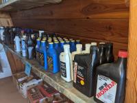 Oils & Shop Fluids on Shelf