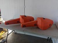(2) Orange Husqvarna Chainsaw Cases