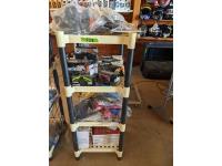 Display Rack with Large Qty of Visors & Googles