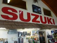 Red Letter Suzuki Show Room Sign