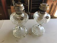 (2) Kerosene Lamp Bases 