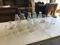 Qty of Miscellaneous Glass Bottles