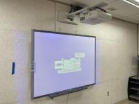 NEC HDMI Projector & 77 inch Smart Board
