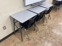 (3) Student Desks & Chairs