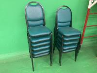 (11) Stackable Chairs