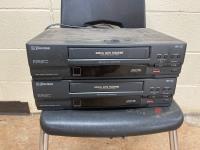 (2) Emerson VCR Players