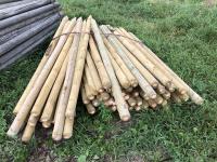 (90±) 3 Inch X 7 Ft Treated Fence Posts