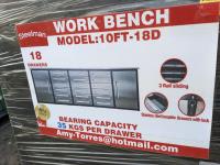 Steelman 18 Drawer 10 Ft Work Bench 