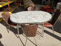 Vintage Kitchen Table with Chairs