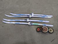 (2) Sets of Karhu Cross Country Skis and Assorted Wheels