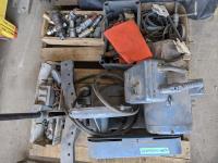 3 Phase Motor, Pipe Cutter, Fittings, Assorted Electrical Outlets
