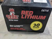 (30) Tubes Red Lithium Multi Purpose Grease