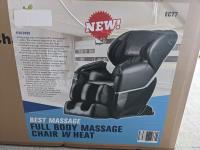 Black Full Body Massage Chair with Heat 