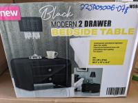 2 Drawer Bedside Table 