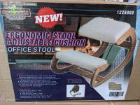 Ergonomic Adjustable Cushion Office Stool 