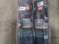 (2) Weed Barrier Landscaping Fabric 