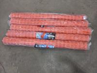 (5) Rolls of 4 Ft H X 50 Ft L Snow Fence