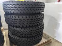 (4) Grizzly 11R24.5 Tires with Bud Rims