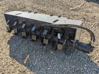 72 Inch Hydraulic Rotary Tiller - Skid Steer Attachment