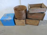 (6) Wooden Crates