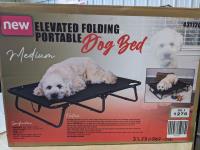 Elevated Folding Portable Dog Bed 