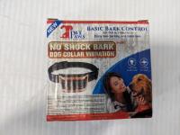 No Shock Bark Dog Collar Vibration 