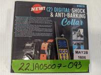 (2) Digital Shock & Anti Barking Collar 