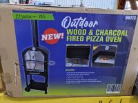 Outdoor Wood & Charcoal Fired Pizza Oven 
